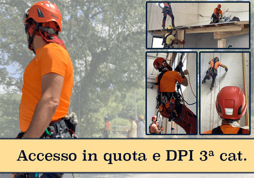 Accesso ai Lavori in Quota e DPI 3° CAT. – 8 ore